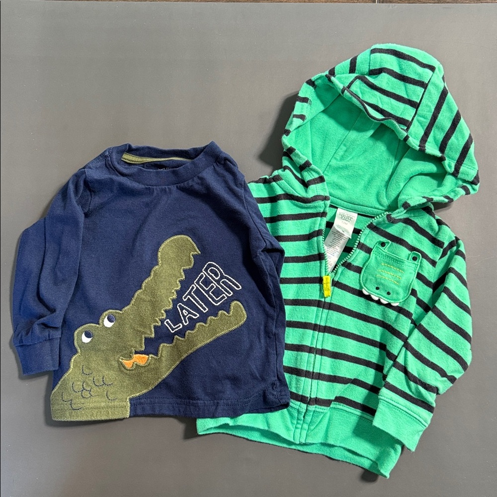 💜3/$15 Just One You Reptile Themed Baby Bundle (2)